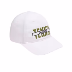 Lacoste Embroidered Gabardine Baseball Cap