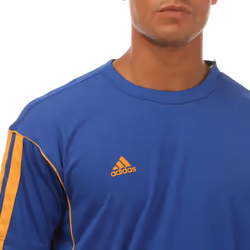 Adidas Mens Basketball T-Shirt - L, Royal Blue