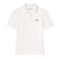Lacoste Womens/Ladies Terrycloth Slim Polo Shirt - 10 UK, Cream