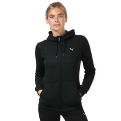 Puma Womens/Ladies Essentials Logo Full Zip Hoodie - 8 UK, Black