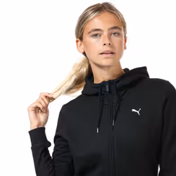 Puma Womens/Ladies Essentials Logo Full Zip Hoodie - 8 UK, Black