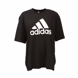 Adidas Womens/Ladies Big Logo Boyfriend T-Shirt - 12 UK - 14 UK, Black