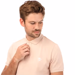 Timberland Mens Miller River Pique Short-Sleeved Polo Shirt - S, Pink