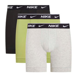 Nike Mens Boxer Shorts (Pack of 3) - S, Black/Green/Grey