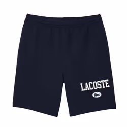 Lacoste Mens Logo Regular Sweat Shorts - XS, Navy