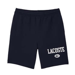 Lacoste Mens Logo Regular Sweat Shorts - XS, Navy