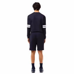 Lacoste Mens Logo Regular Sweat Shorts - XS, Navy