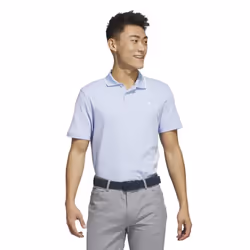 Adidas Mens Go-To Primegreen Golf Polo Shirt - XL, Blue