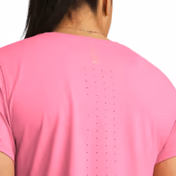 Under Armour Womens/Ladies Launch Elite Short-Sleeved T-Shirt - 12 UK, Pink