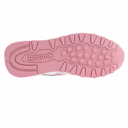 Reebok Childrens/Kids Classic Leather Shoes - 11.5 UK Child, White/Pink