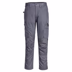 Portwest Mens WX2 Eco Stretch Work Trousers - 36R, Metal Grey