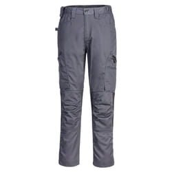 Portwest Mens WX2 Eco Stretch Work Trousers - 36R, Metal Grey
