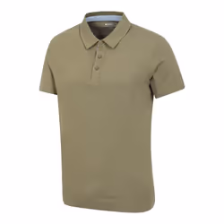 Mountain Warehouse Mens Hasst II Organic Polo Shirt - 4XL, Green