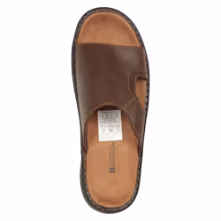 Mountain Warehouse Mens Comfort Leather Slip-on Sandals - 8 UK, Brown