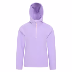 Mountain Warehouse Childrens/Kids Camber II Fleece Hoodie - 3-4 Years, Lilac