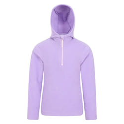 Mountain Warehouse Childrens/Kids Camber II Fleece Hoodie - 3-4 Years, Lilac