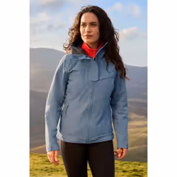Mountain Warehouse Womens/Ladies Arlberg 2.5 Layer Waterproof Jacket - 12 UK, Blue