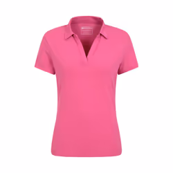 Mountain Warehouse Womens/Ladies UV Protection Polo Shirt - 4 UK, Bright Pink