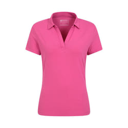 Mountain Warehouse Womens/Ladies UV Protection Polo Shirt - 4 UK, Bright Pink