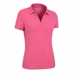 Mountain Warehouse Womens/Ladies UV Protection Polo Shirt - 4 UK, Bright Pink