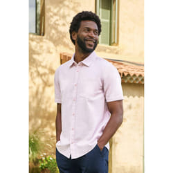 Mountain Warehouse Mens Lowe Linen Blend Shirt - L, Dusky Purple