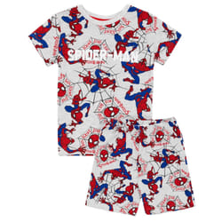 Spider-Man Boys Short-Sleeved Pyjama Set - 5-6 Years, Grey