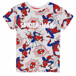 Spider-Man Boys Short-Sleeved Pyjama Set - 5-6 Years, Grey