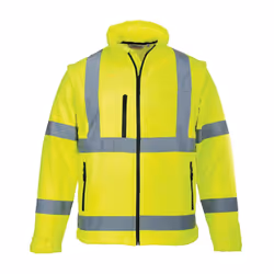 Portwest Mens 2 In 1 High-Vis Soft Shell Jacket - 3XL, Yellow