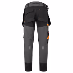 Portwest Mens EV4 Stretch Detachable Holster Pocket Work Trousers - 36R, Metal Grey