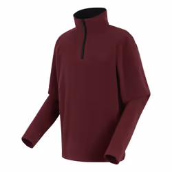 Regatta Great Outdoors Mens Thompson Half Zip Fleece Top - 3XL, Dark Maroon