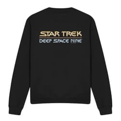 Star Trek Unisex Adult Deep Space Nine Logo Sweatshirt - XXL, Black