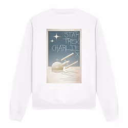 Star Trek Unisex Adult The Original Series Episode 2 Sweatshirt - XXL, White