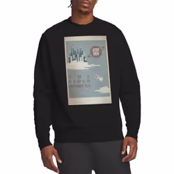 Star Trek Unisex Adult The Original Series Episode 76 Sweatshirt - L, Black