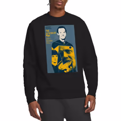 Star Trek Unisex Adult The Next Generation Season 2 Episode 6 Sweatshirt - XXL, Black
