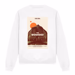 Star Trek Unisex Adult The Next Generation Season 4 Episode 12 Sweatshirt - XL, White