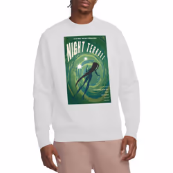 Star Trek Unisex Adult The Next Generation Season 4 Episode 17 Sweatshirt - L, White