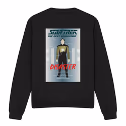 Star Trek Unisex Adult The Next Generation Season 5 Episode 5 Sweatshirt - L, Black