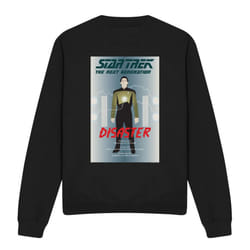 Star Trek Unisex Adult The Next Generation Season 5 Episode 5 Sweatshirt - L, Black