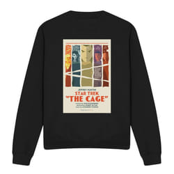Star Trek Unisex Adult The Original Series Episode 80 Sweatshirt - XXL, Black