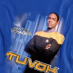 Star Trek Unisex Adult Tuvok Sweatshirt - XXL, Royal Blue