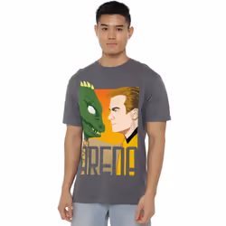Star Trek Mens Arena T-Shirt - 4XL, Charcoal