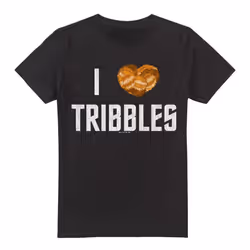 Star Trek Mens I Heart Tribbles T-Shirt - XXL, Black