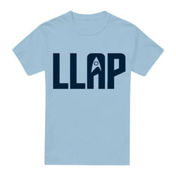 Star Trek Mens LLAP T-Shirt - 3XL, Light Blue