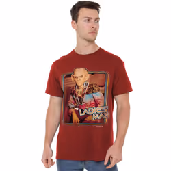 Star Trek Mens Ladies' Man T-Shirt - L, Cardinal