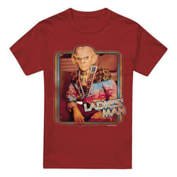 Star Trek Mens Ladies' Man T-Shirt - XL, Cardinal
