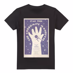 Star Trek Mens The Original Series Episode 10 T-Shirt - XL, Black