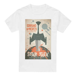 Star Trek Mens The Original Series Episode 26 T-Shirt - XL, White