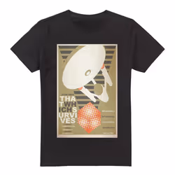 Star Trek Mens The Original Series Episode 72 T-Shirt - XL, Black