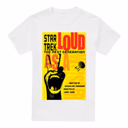 Star Trek Mens The Next Generation Season 2 Episode 5 T-Shirt - L, White