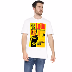 Star Trek Mens The Next Generation Season 2 Episode 5 T-Shirt - L, White